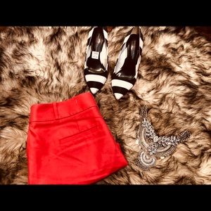 ❌SOLD❌ Loft Marisa Red Cropped Ankle Pants